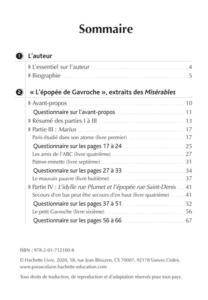 Bibliocollège - L'épopée de Gavroche (extrait des Misérables), Victor Hugo