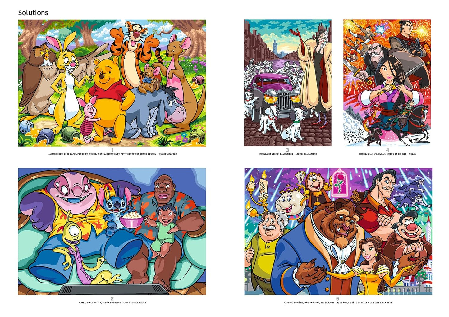 Coloriages mystères Disney - Très grands classiques