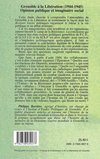Grenoble à la libération (1944-1945)