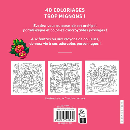 Hawaï Cosy - Jade Summer - Coloriages exotiques et mignons pour adultes pour se détendre - Cosy colo