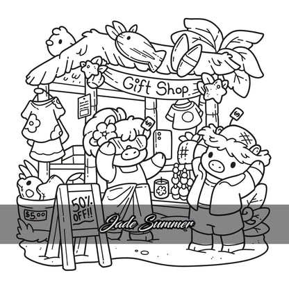 Hawaï Cosy - Jade Summer - Coloriages exotiques et mignons pour adultes pour se détendre - Cosy colo