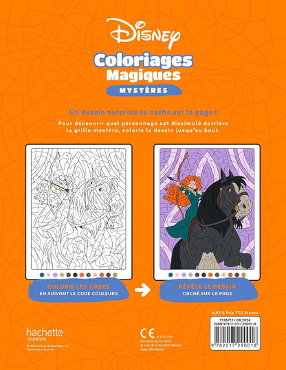 DISNEY - Coloriages Magiques - Mystères (7+) - Héros et Chevaux
