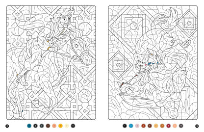 DISNEY - Coloriages Magiques - Mystères (7+) - Héros et Chevaux