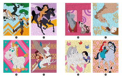 DISNEY - Coloriages Magiques - Mystères (7+) - Héros et Chevaux