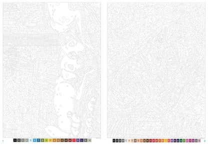 Coloriages mystères Disney - Famille