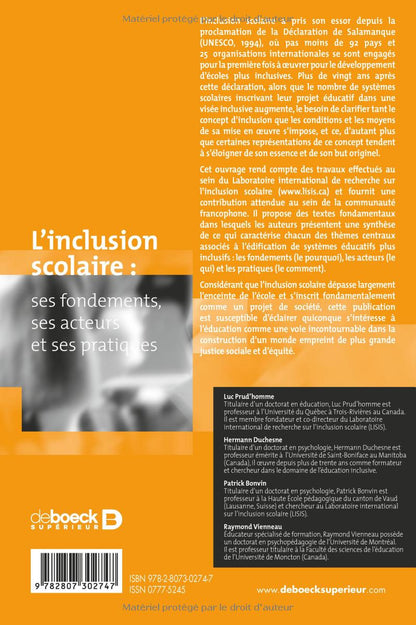 L'inclusion scolaire