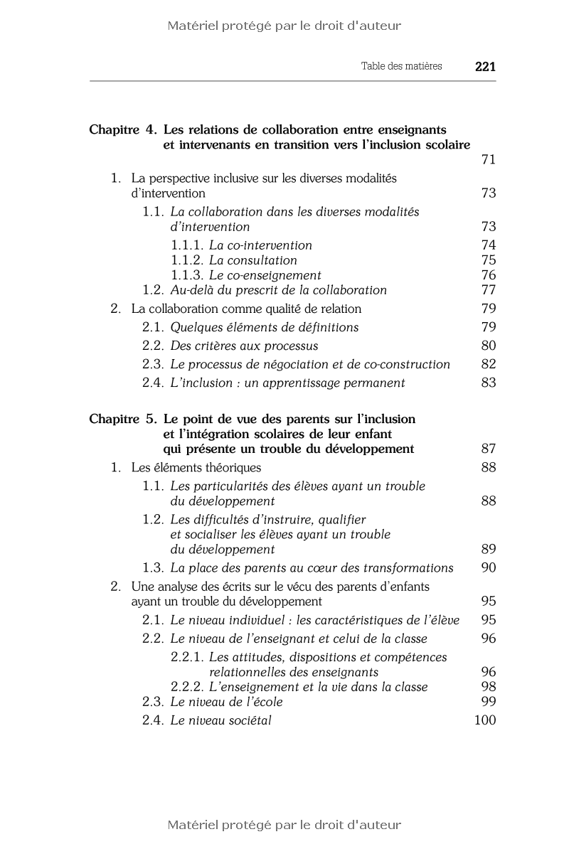 L'inclusion scolaire