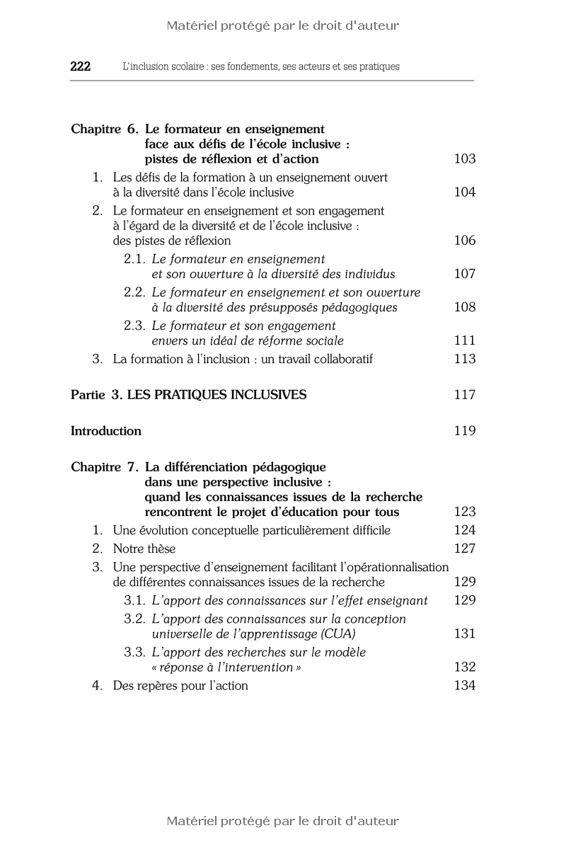 L'inclusion scolaire