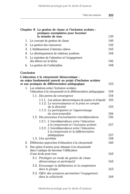 L'inclusion scolaire