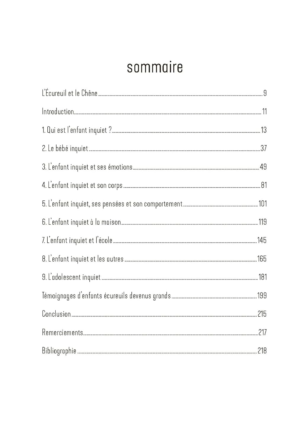 Mon enfant inquiet