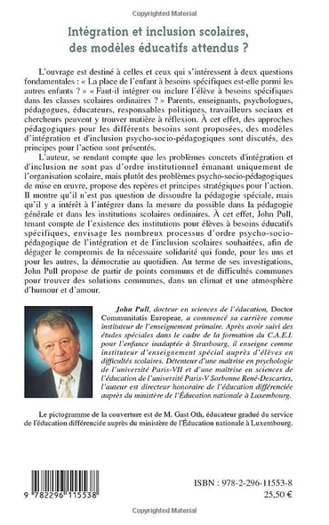 Intégration et inclusion scolaires, des modèles éducatifs attendus ?