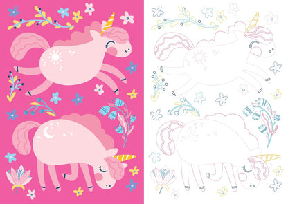 Mon beau carnet de coloriage : Licornes