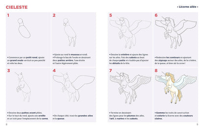 Simplissime Le livre pour dessiner les licornes et compagnie le plus facile du monde