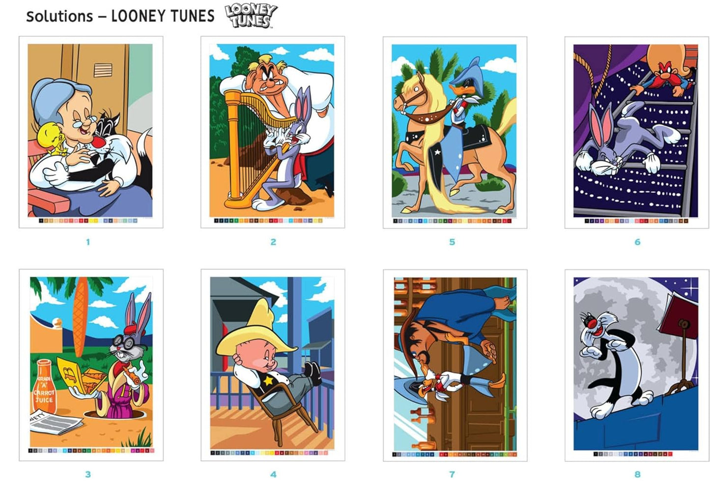 Coloriages mystères - Looney Tunes