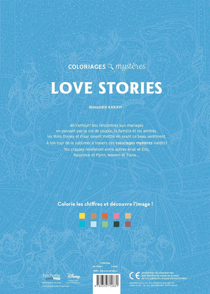 Coloriages mystères Disney - Love Stories