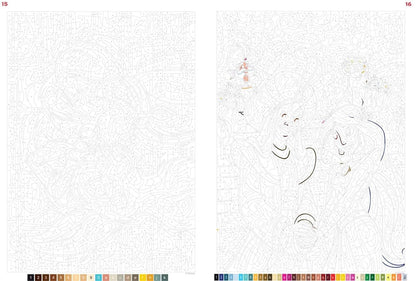 Coloriages mystères Disney - Love Stories