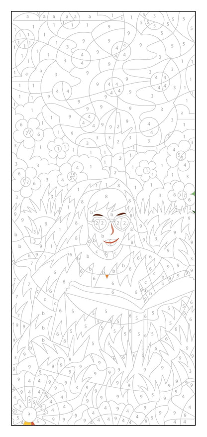 Mamie - Marque-pages XXL - Coloriages mystère
