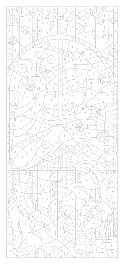 Mamie - Marque-pages XXL - Coloriages mystère