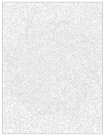 Coloriages mystères - Mandalas végétaux