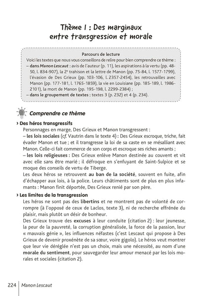 BiblioLycée - Manon Lescaut, Abbé Prévost (BAC 1res générale et Technologiques) - BAC 2025