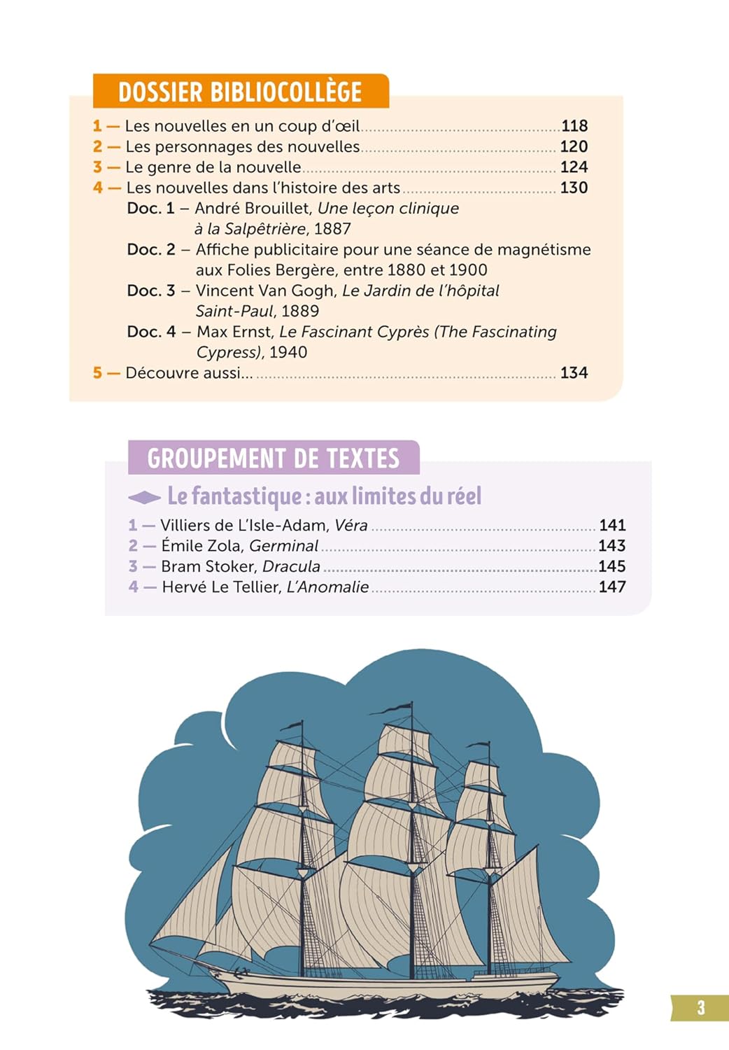 BiblioCollège - Le Horla et autres nouvelles fantastiques, Maupassant