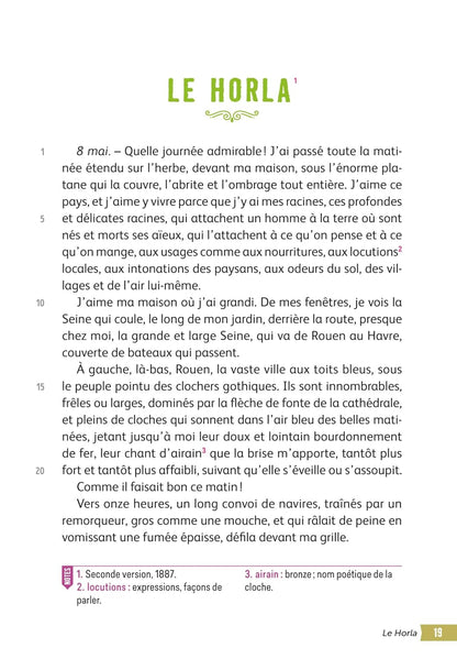 BiblioCollège - Le Horla et autres nouvelles fantastiques, Maupassant