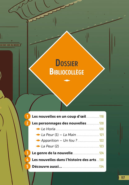 BiblioCollège - Le Horla et autres nouvelles fantastiques, Maupassant