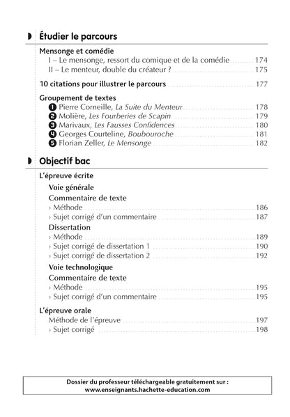 BiblioLycée - Le menteur, Corneille - BAC 2025