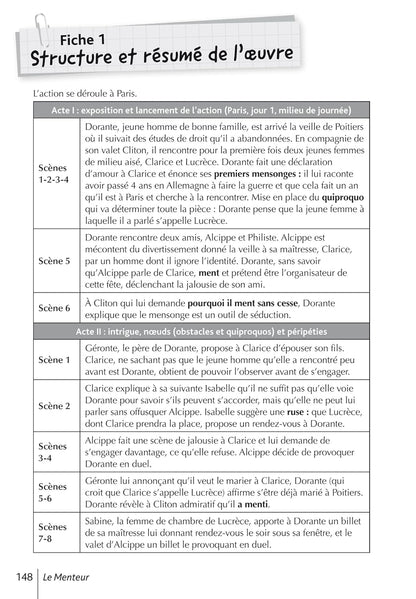 BiblioLycée - Le menteur, Corneille - BAC 2025