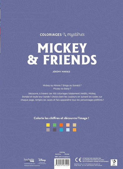 Coloriages mystères Disney - Mickey and friends