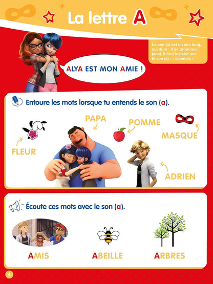 Miraculous -  J'apprends l'alphabet et le son des lettres