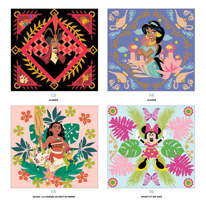 Grand carré mystères Disney - Mandalas