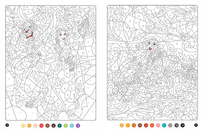 DISNEY PRINCESSES - Coloriages magiques - Mystères (7+)