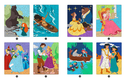 DISNEY PRINCESSES - Coloriages magiques - Mystères (7+)