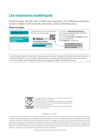 Réussite Concours Sapeur-pompier professionnel/caporal - 2025-2026 - Préparation complète