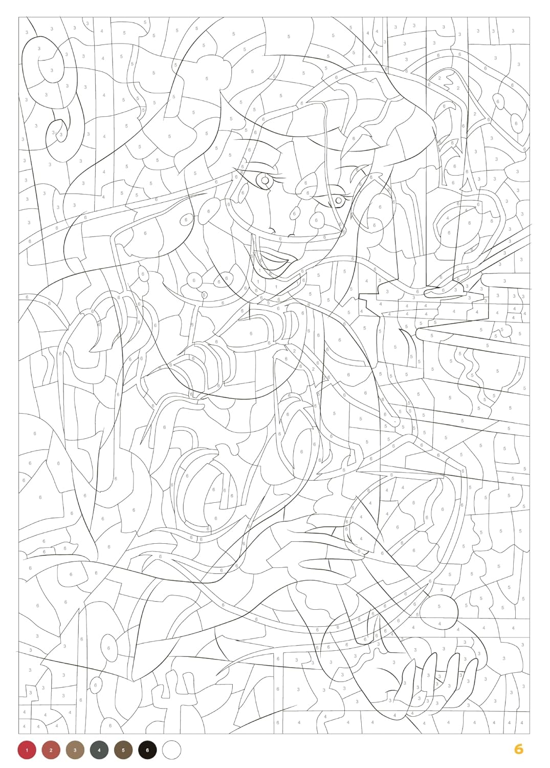 Coloriages mystères Disney - Portraits (trompe l'oeil)