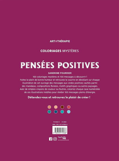Coloriages mystères - Pensées positives