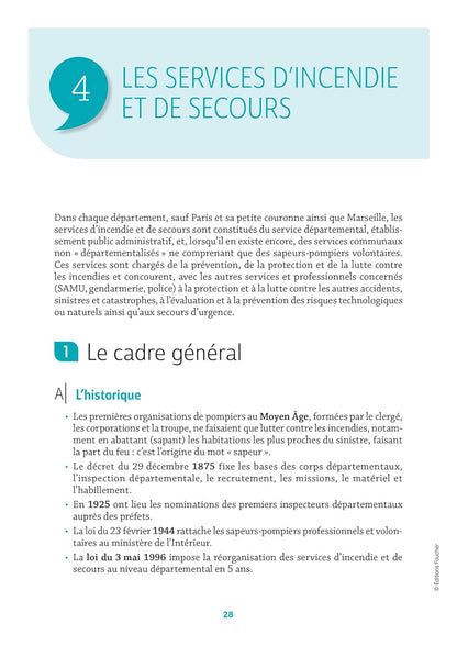 Réussite Concours Sapeur-pompier professionnel/caporal - 2025-2026 - Préparation complète