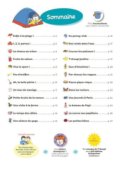 Mon Tchoupi Vacances J'entre en PS 2-3 ans