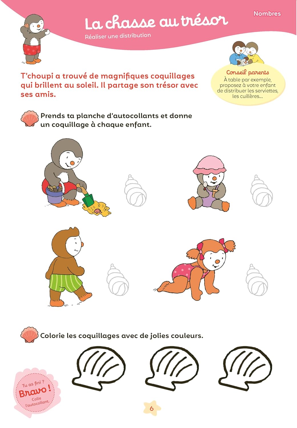 Mon Tchoupi Vacances J'entre en PS 2-3 ans