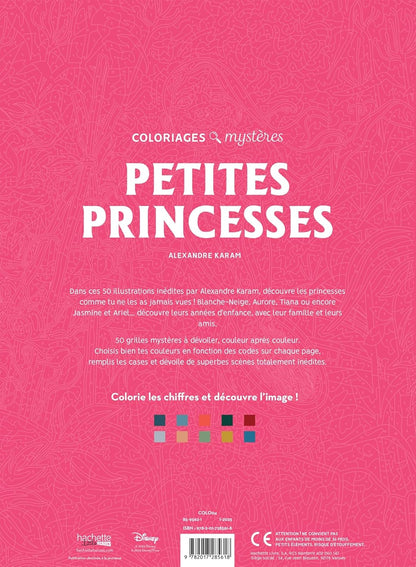 Coloriages mystères Disney - Petites princesses