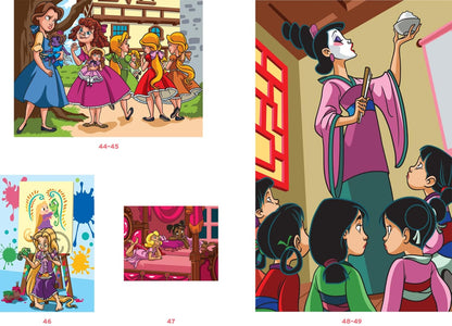 Coloriages mystères Disney - Petites princesses