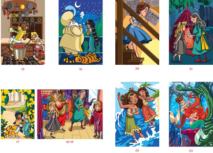 Coloriages mystères Disney - Petites princesses
