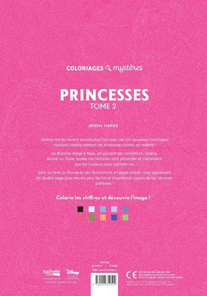 Coloriages mystères Disney - Princesses Tome 2