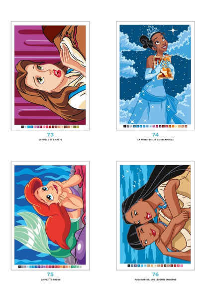 Coloriages mystères Disney Collector - Princesses