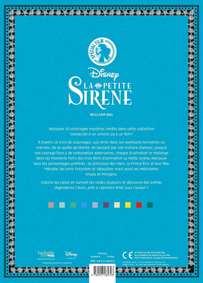 Coloriages mystères Disney - Spécial film : La Petite Sirène