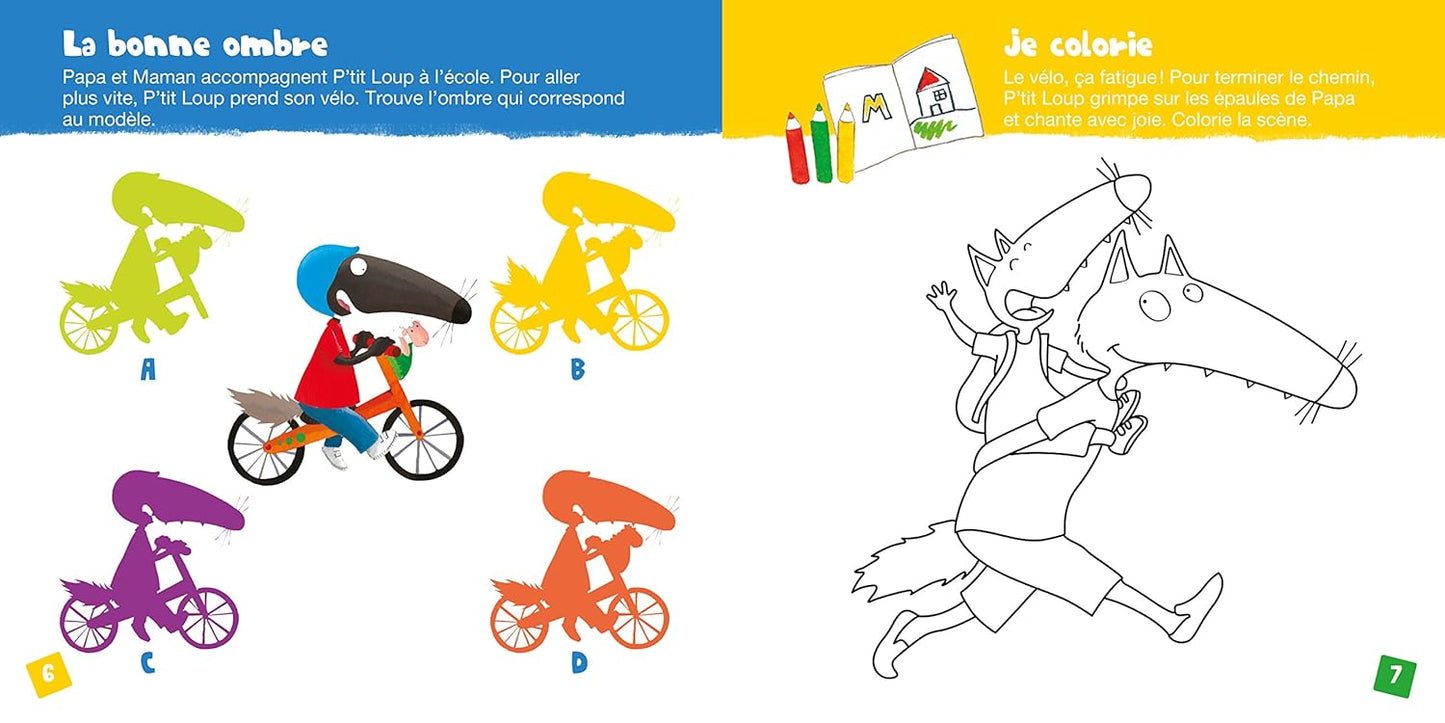 Mon livre d'activités P'tit Loup - A l'école