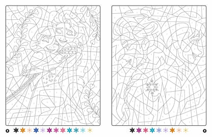 LA REINE DES NEIGES - Coloriages Magiques - Mystères - Disney