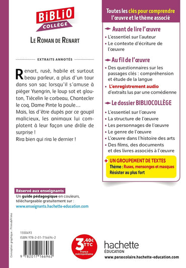 BiblioCollège - Le Roman de Renart, Pierre de Saint Cloud