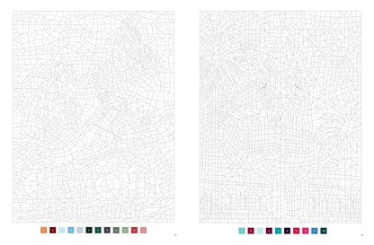 Affiches rétros - 40 coloriages mystère